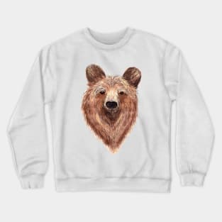 Hand Drawn Bear - color Crewneck Sweatshirt